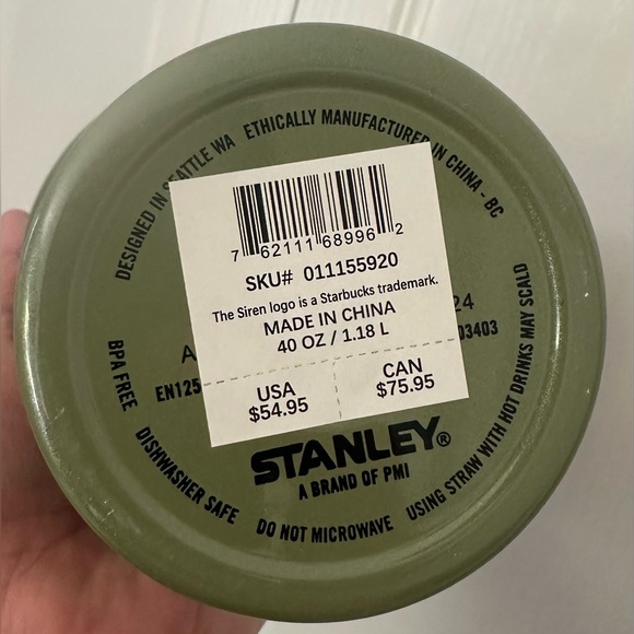 Starbucks x Stanley Exclusive Olive Green Tumbler - Picture 5 of 5